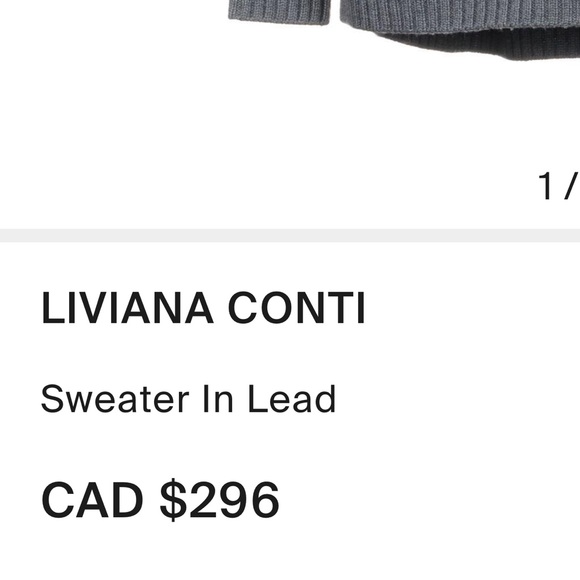 Liviana Conti Designer Sequins Black Knit Pullover Sweater - Picture 2 of 11